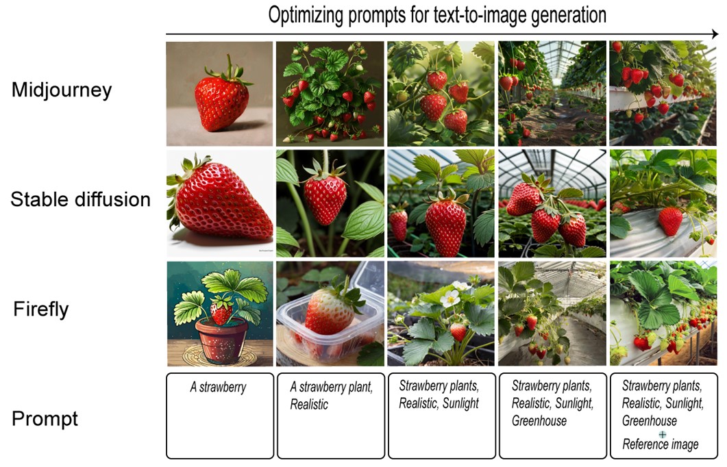 Agricultural Applicability of AI based Image Generation